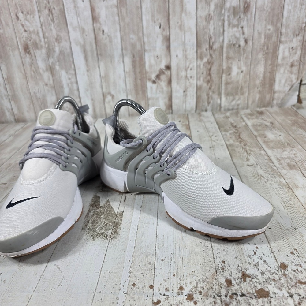 Nike Air Presto Womens White Pure Platinum Grey Sneakers 846440-997 Size 7 - Picture 6 of 8